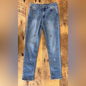 DG2 by Diane Gilman Embellished Denim Jeans